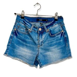 Harper Blue Cut Off Shorts size 27